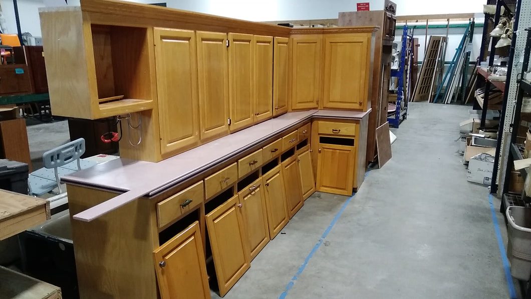 11 foot Kitchen Cabinet Set