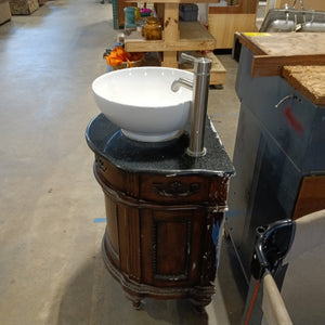 26 inch Vanity with Vessel sink - Kenner Habitat for Humanity ReStore