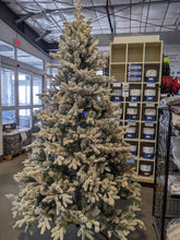 Load image into Gallery viewer, 8ft Flocked Artificial Tree - Kenner Habitat for Humanity ReStore
