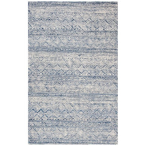 Adalee Abstract Ivory/Blue Area Rug - Kenner Habitat for Humanity ReStore