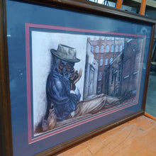 Load image into Gallery viewer, Alley Blues Painting- Doug Carter - Kenner Habitat for Humanity ReStore
