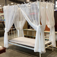 Load image into Gallery viewer, Antique White Twin Iron Bed - Kenner Habitat for Humanity ReStore
