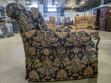 Load image into Gallery viewer, Black and Gold Armchair w/Ottoman - Kenner Habitat for Humanity ReStore
