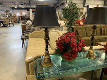 Load image into Gallery viewer, Black and Gold Table Lamp - Kenner Habitat for Humanity ReStore
