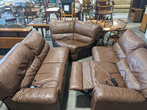 Brown Leather Sectional Sofa - Kenner Habitat for Humanity ReStore