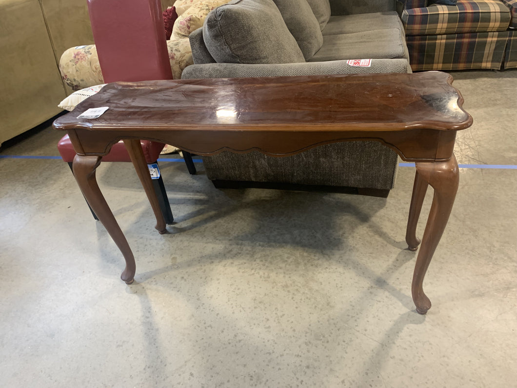 Brown Tall Console Table - Kenner Habitat for Humanity ReStore