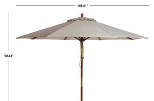 Cannes 9ft Wooden Outdoor Umbrella - Kenner Habitat for Humanity ReStore