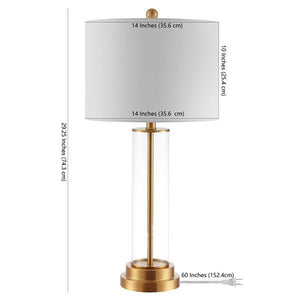 CASSIAN GLASS TABLE LAMP Design: TBL4253A - Kenner Habitat for Humanity ReStore