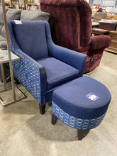 Load image into Gallery viewer, Chair and ottoman set - Kenner Habitat for Humanity ReStore
