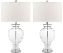 Load image into Gallery viewer, CLEAR GLASS TABLE LAMP - Set of 2 - Kenner Habitat for Humanity ReStore
