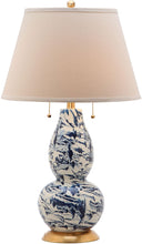 Load image into Gallery viewer, COLOR SWIRLS GLASS TABLE LAMP - Set of 2 - Kenner Habitat for Humanity ReStore
