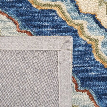 Load image into Gallery viewer, Deacon Damask Hand Tufted Wool Navy Area Rug - Kenner Habitat for Humanity ReStore

