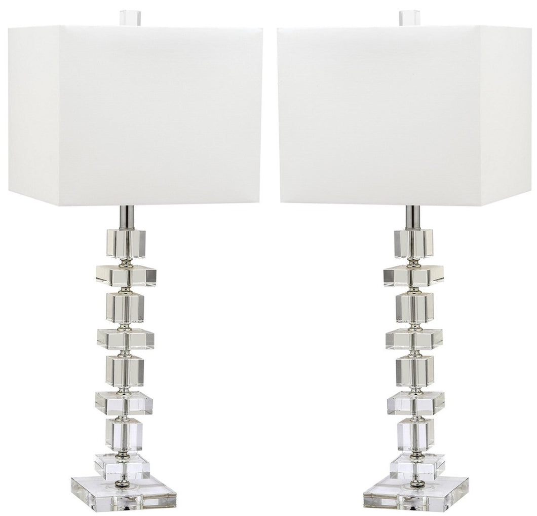 DECO 28.5-INCH H CRYSTAL TABLE LAMP - set of two - Kenner Habitat for Humanity ReStore