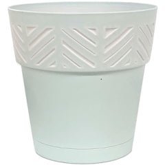 Deroma - 9E82ZFZ028 - Mosaic 7.49 in. H x 8 in. Dia. Resin Mosaic Planter Mint - Kenner Habitat for Humanity ReStore