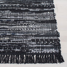 Load image into Gallery viewer, Divine Handmade Flatweave Cotton Black Area Rug - Kenner Habitat for Humanity ReStore
