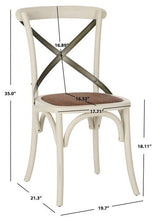 Load image into Gallery viewer, Eleanor 18&#39;&#39;h X Back Farmhouse Side Chair Set of 2 - Kenner Habitat for Humanity ReStore

