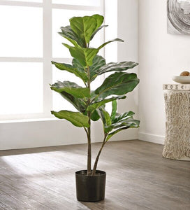 Faux Ficus Lyrata Potted Tree - Kenner Habitat for Humanity ReStore