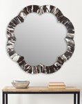 Load image into Gallery viewer, Fleur Faux Tigers Eye Mirror - Kenner Habitat for Humanity ReStore
