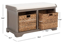 Load image into Gallery viewer, Freddy Wicker Storage Bench - Kenner Habitat for Humanity ReStore
