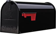 Load image into Gallery viewer, Gibraltar Mailboxes Elite Medium Capacity Galvanized Steel Black, Post-Mount Mailbox - Kenner Habitat for Humanity ReStore
