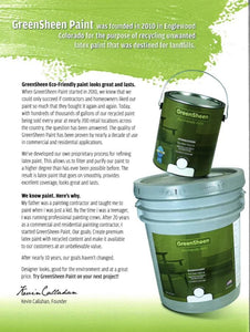 GreenSheen Latex Paint - 1 Gallon Can - Kenner Habitat for Humanity ReStore