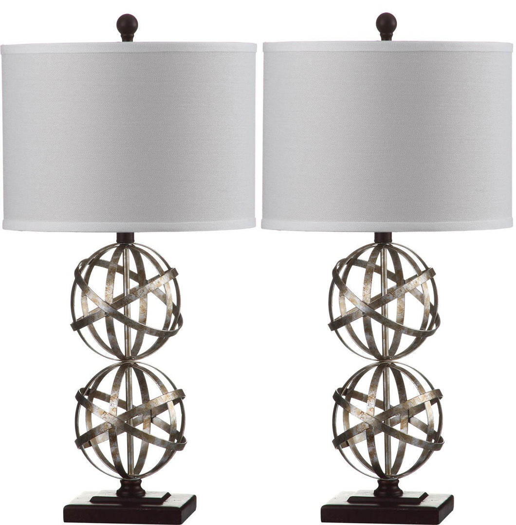 HALEY 28-INCH H DOUBLE SPHERE TABLE LAMP Set 2 - Kenner Habitat for Humanity ReStore