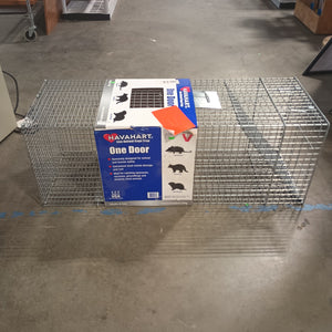 Havahart 1081 Live Animal Professional Style One-Door Large Raccoon, Small Dogs, and Fox Cage Trap-Made in Havahart - Kenner Habitat for Humanity ReStore
