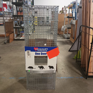 Havahart 1081 Live Animal Professional Style One-Door Large Raccoon, Small Dogs, and Fox Cage Trap-Made in Havahart - Kenner Habitat for Humanity ReStore