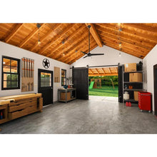 Load image into Gallery viewer, Hunter Cassius Indoor / Outdoor Ceiling Fan with Pull Chain Control, 52&quot;, Matte Black - Kenner Habitat for Humanity ReStore
