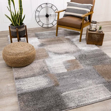 Load image into Gallery viewer, Kreutzer Abstract Gray/Brown Area Rug - Kenner Habitat for Humanity ReStore
