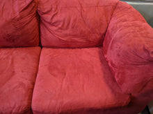 Load image into Gallery viewer, Large Red L-Sectional - Kenner Habitat for Humanity ReStore
