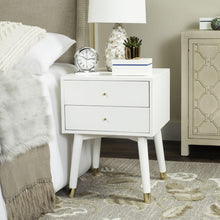 Load image into Gallery viewer, Lyla Mid Century Retro Gold Cap Nightstand - Kenner Habitat for Humanity ReStore
