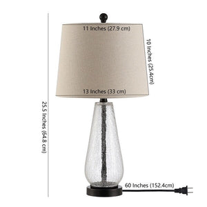 NAILA GLASS TABLE LAMP - Kenner Habitat for Humanity ReStore