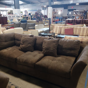 Over-sized Sofa w/ Ottoman - Kenner Habitat for Humanity ReStore