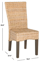 Load image into Gallery viewer, Ozias 19&quot; H Wicker Dining Chair, Set of Two - Kenner Habitat for Humanity ReStore
