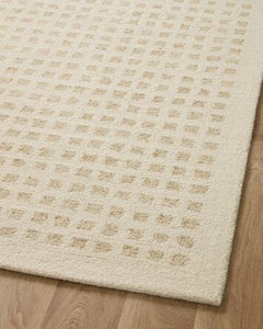 Polly Checkered Ivory/Natural Area Rug - Kenner Habitat for Humanity ReStore
