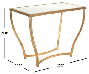 Rex Glass Top Gold Foil Accent Table - Kenner Habitat for Humanity ReStore