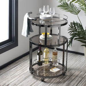 Rio 3 Tier Round Bar Cart And Wine Rack - Kenner Habitat for Humanity ReStore