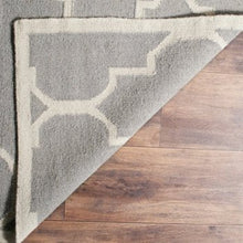 Load image into Gallery viewer, Rodgers Handwoven Flatweave Wool Ivory/Gray Area Rug - Kenner Habitat for Humanity ReStore

