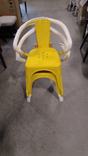 Load image into Gallery viewer, Safavieh Yellow Metal Chairs Set of 2 - Kenner Habitat for Humanity ReStore

