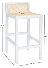 Load image into Gallery viewer, Saito Low Back Cane Counter Stool - Kenner Habitat for Humanity ReStore
