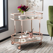 Load image into Gallery viewer, Silva 2 Tier Octagon Bar Cart - Kenner Habitat for Humanity ReStore
