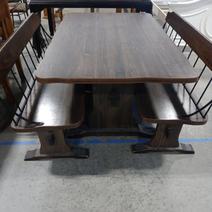 Table w/ 2 benches - Kenner Habitat for Humanity ReStore