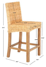 Load image into Gallery viewer, Tobie Rattan Counter Stool - Kenner Habitat for Humanity ReStore
