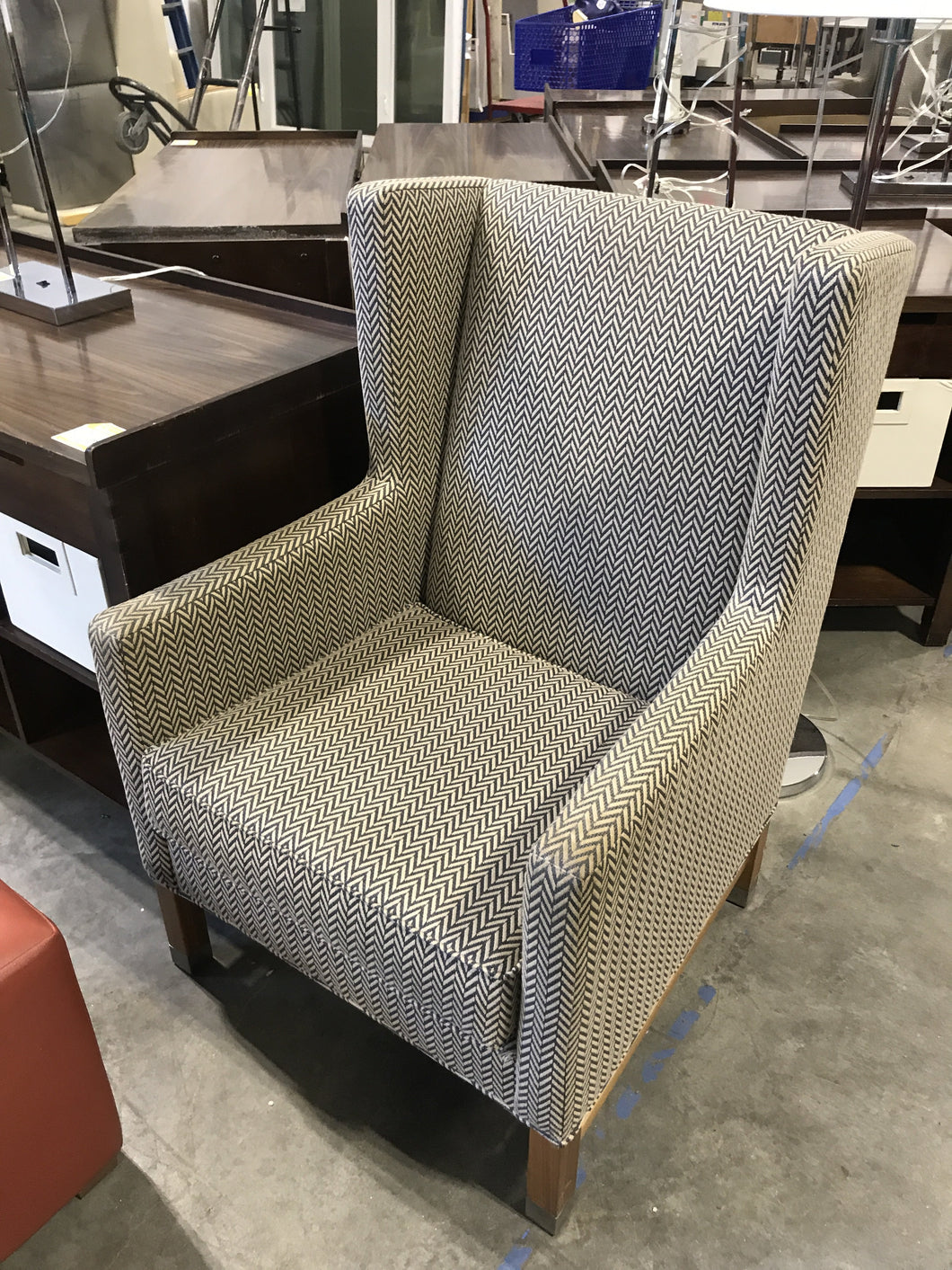 Toulouse Patterned Armchair - Kenner Habitat for Humanity ReStore