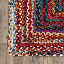Load image into Gallery viewer, Waterford Handmade Braided Cotton Multicolor Area Rug Rectangle 2&#39; x 3&#39; - Kenner Habitat for Humanity ReStore
