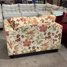 Load image into Gallery viewer, XL Yellow Floral Accent Armchair and Ottoman - Kenner Habitat for Humanity ReStore
